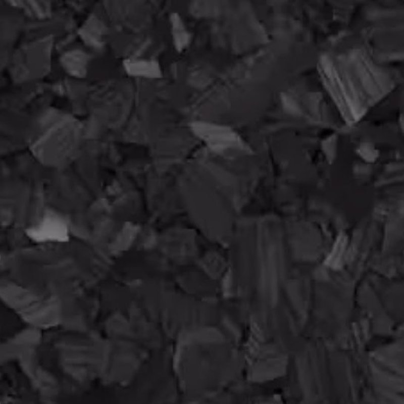 Carbon marble epoxy flake blend